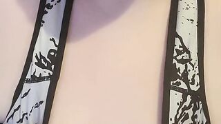 BBW Queen sucks a thick black cock