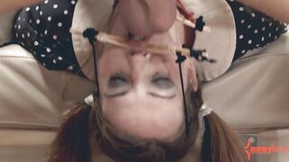 Sub gets ass rough fucked