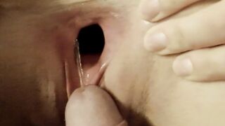 Piss inside my Wide Open Pussy