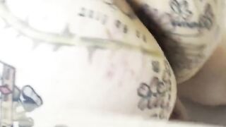 Korean Mistress Tattoo Spanking.