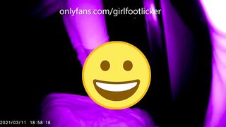 I invite a random girl in the street if she wanna trample me and lick her feet in a cinema preview