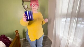 Lust potion makes Alice Horny and Gassy Farting and blowing up the toilet while she sucks your cock V191.1