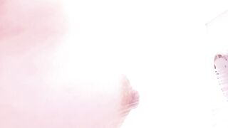 あわあわ乳首オナニー【横アングル】