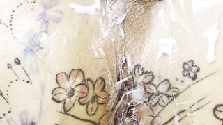 Korean Femdom shaving anal TATTOO SLAVE 001