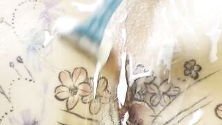 Korean Femdom shaving anal TATTOO SLAVE 001