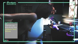 Tips Cause Cam Girl Breast and Ass Expansion