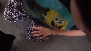 Latina sucks dick when man is at work ????????