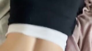 Juicy, wet pussy getting fucked before work