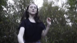 Step Sister Asked To Suck My Dick After School Outdoor