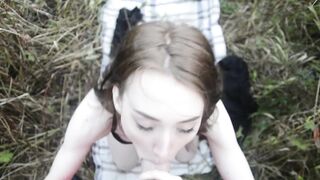 Step Sister Asked To Suck My Dick After School Outdoor