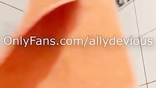 AllyDevious invites you to join her in the shower