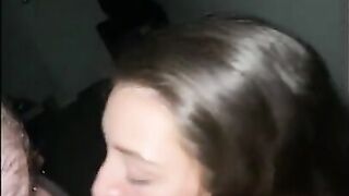 Step sis sucks and fucks until I cum in her mouth