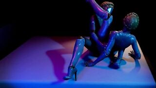 Atomic Heart Lesbian sex scissoring