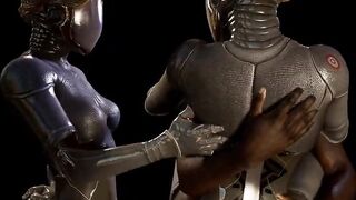 Atomic Heart Robot fuck black cock