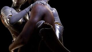Atomic Heart Robot fuck black cock