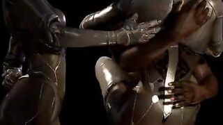 Atomic Heart Robot fuck black cock