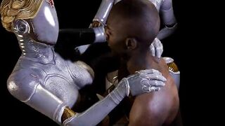 Atomic Heart Robot fuck black cock