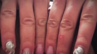 Female bodybuilder playing with her big clit in more scenes