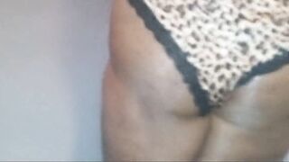 Cum Shot On Granny Ass