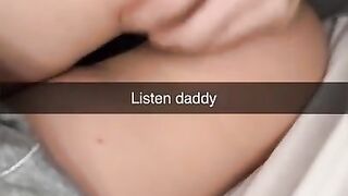 18 year old Teen cheats on boyfriend on Snapchat