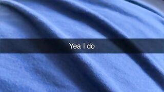 18 year old Teen cheats on boyfriend on Snapchat