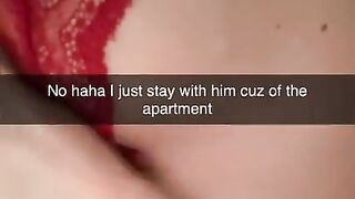 18 year old Teen cheats on boyfriend on Snapchat