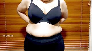 Sexy Indian Wife Bra Change - Teases with Sensual Boobs Press