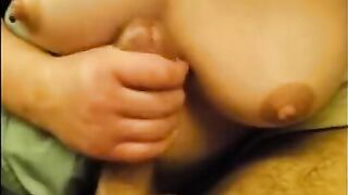POV: CAME ON HER TITS.... TWICE!!