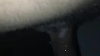 Ebony really really sloppy blowjob