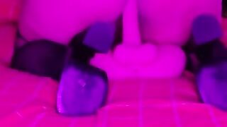 25cm Dildoyu Köklemeye Çalışıyorum │ Dildo Masturbation