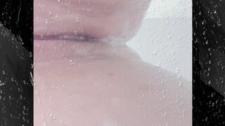 Fingering in the Shower, feeling myself, WET PUSSY for U -PeachyPearlXXX