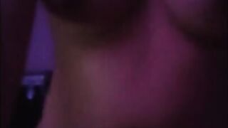BUSTY BABE CLIMBS ON MY DICK