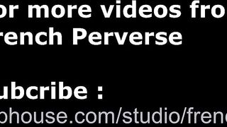 French Perverse gets fingered and cums generously (POV)