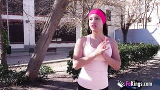 Extremely hot Lucy Duarte tests her College friend: "Do you really fuck so well?"