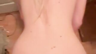 Big dick daddy tears my tight wet pussy up