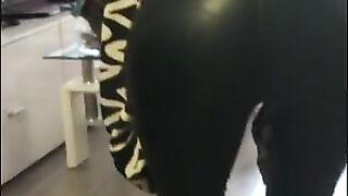 tight leggings marked cran ass