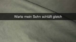German Mom cheats with Guy on Snapchat