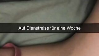 German Mom cheats with Guy on Snapchat