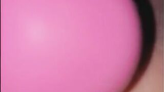 Shoving my vibrator in my pussy till I squirt