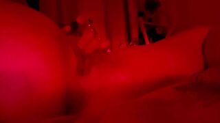 Swollen clit pussy play