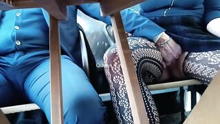 AMATEUR WIFE MASTURBATED AT THE BAR BY A STRANGER IN FRONT OF HUSBAND'S CUCK (ORIGINAL AUDIO)