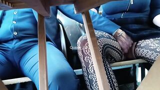 AMATEUR WIFE MASTURBATED AT THE BAR BY A STRANGER IN FRONT OF HUSBAND'S CUCK (ORIGINAL AUDIO)