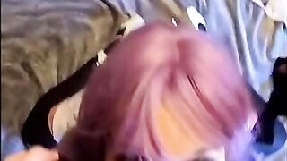 Cute Girl swallow another HUGE LOAD OF SPERM for slowmonday!
