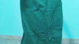 Banarasi silk saree draping with perfect pleats aoo cute girls