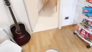 Lisa lost a bet, cosplay like a porn student - anal sex and cum facial