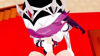Rosaria Genshin Impact 3D HENTAI 3/12