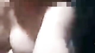 cheating wife touching her tits and pussy sends her lover video