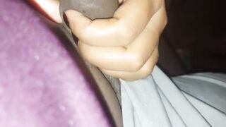 Public hand job in car part 2