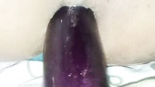 Penetrated by eggplant