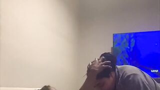 Beautiful Bbw deepthroating dick